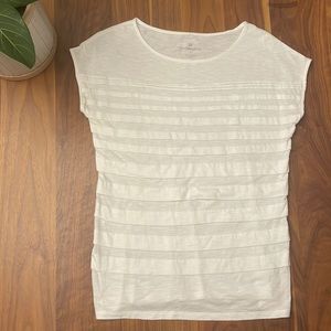 Liz Claiborne Cap Sleeve Tee